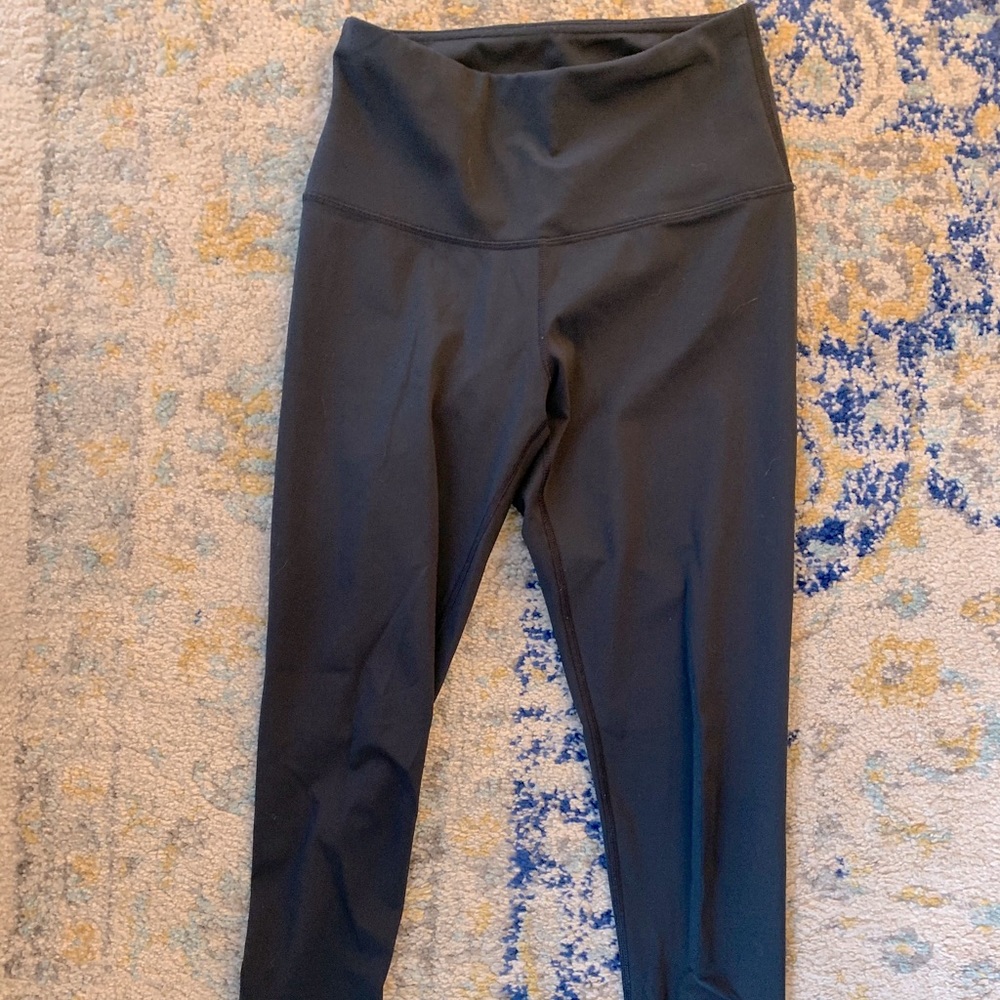90 Degree High Waist Squat Proof Navy Leggings
